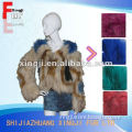 knitted real raccoon fur garment for women fashion design
